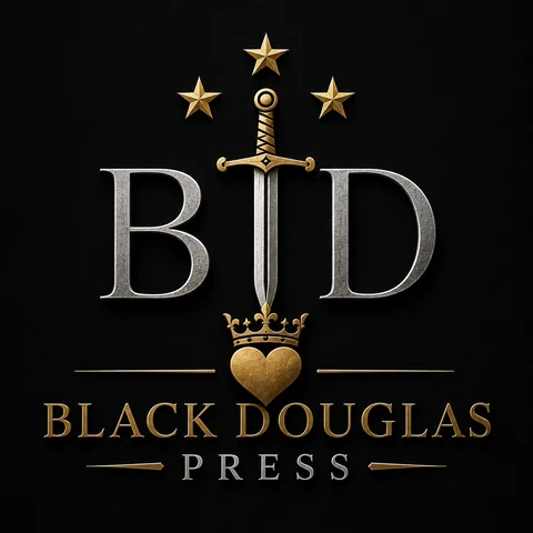 Full Black Douglas Press emblem